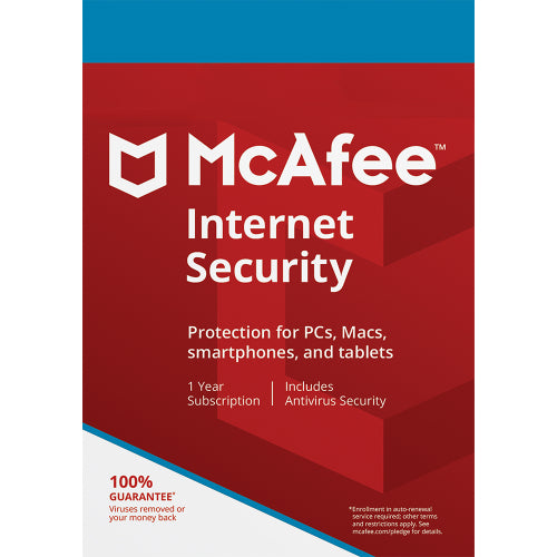 McAfee Internet Security 1 Year / 5 Device