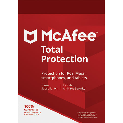 McAfee Total Protection 1 Year / 10 Device